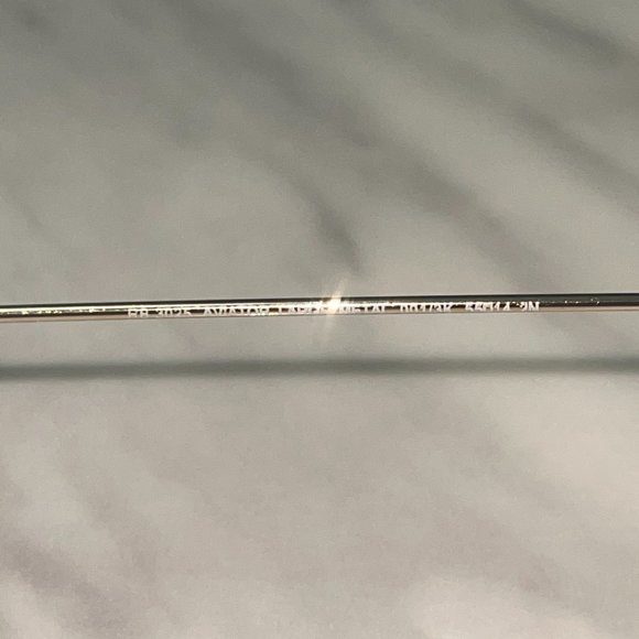 Ray Ban Unisex - Slim Aviator Sunglasses w/White Accent - Picture 7 of 9